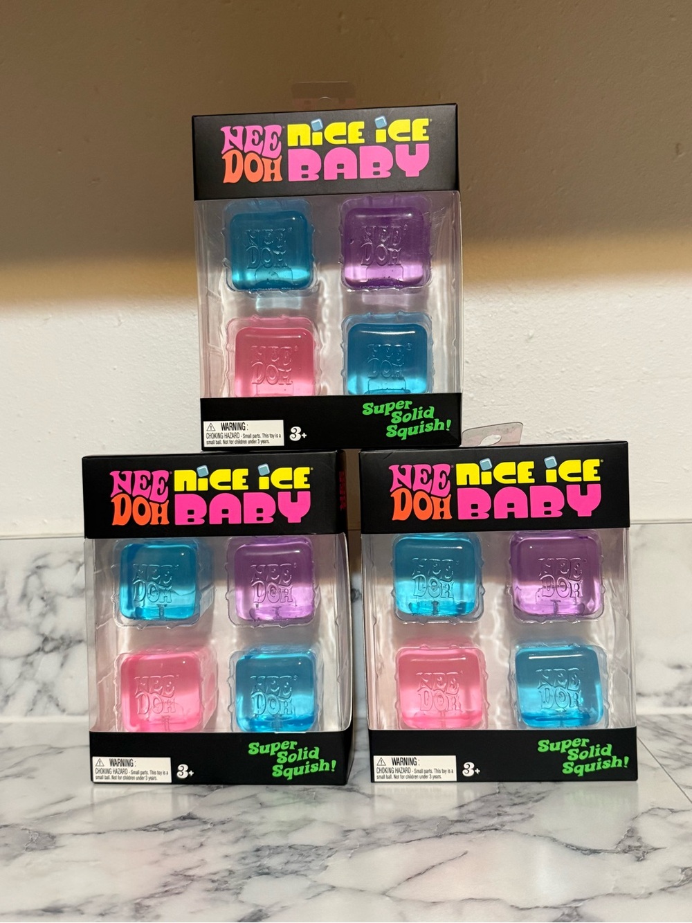 Nee doh Nice ice baby lot of 3 (4ct) packs